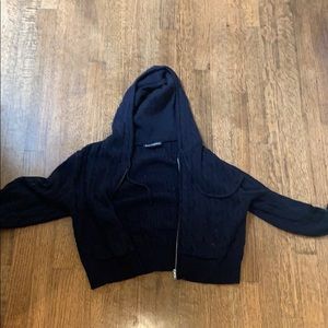 Navy Brandy Melville Zip Up